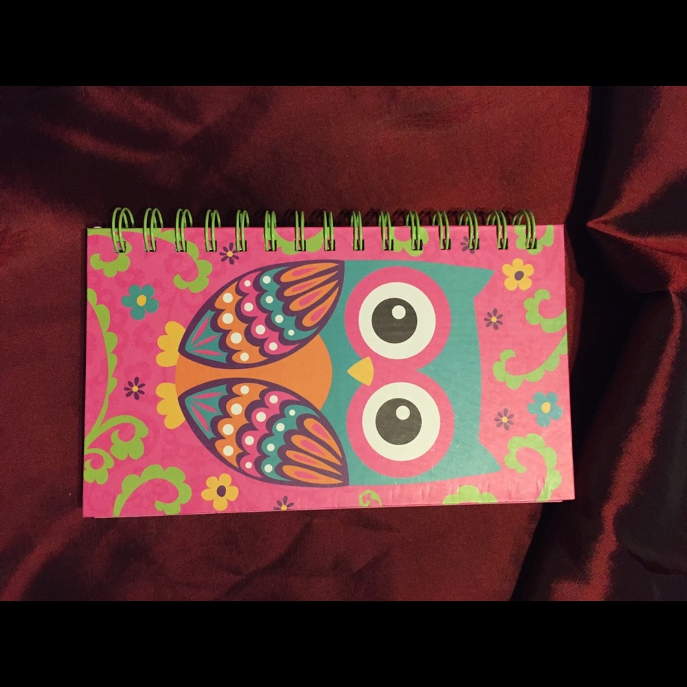 Bright Pink Owl Journal
